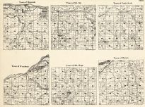 Grant County - Muscoda, Mt. Ida, Castle Rock, Woodman, Mt. Hope, Marion, Wisconsin State Atlas 1930c